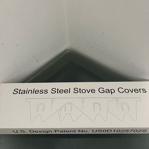 Stainless Steel Stove Gap Covers